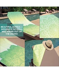 Mandala Beach Towel w/ Travel Bag - 30x70 Color Options