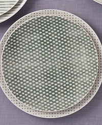 Noritake Hammock Dots Coupe Salad Plates, Set of 4