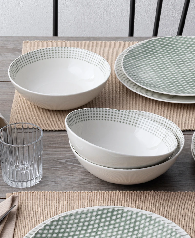 Noritake Hammock Cereal Bowls, Set of 4