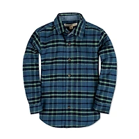 Hope & Henry Boys Long Sleeve Flannel Button Down Shirt