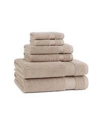 Host and Home 6-Piece Bathroom Towel Set (2 Bath Towels, 2 Hand Washcloths), Double Stitched Edges, 600 Gsm, Soft Ringspun Cotton, Stylish S