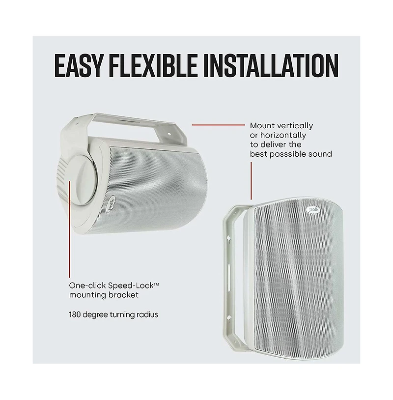 Atrium 6 All-Weather Loudspeakers - White