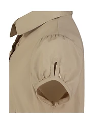 Nautica Plus Girls Uniform Belted Poplin Shirt Dress