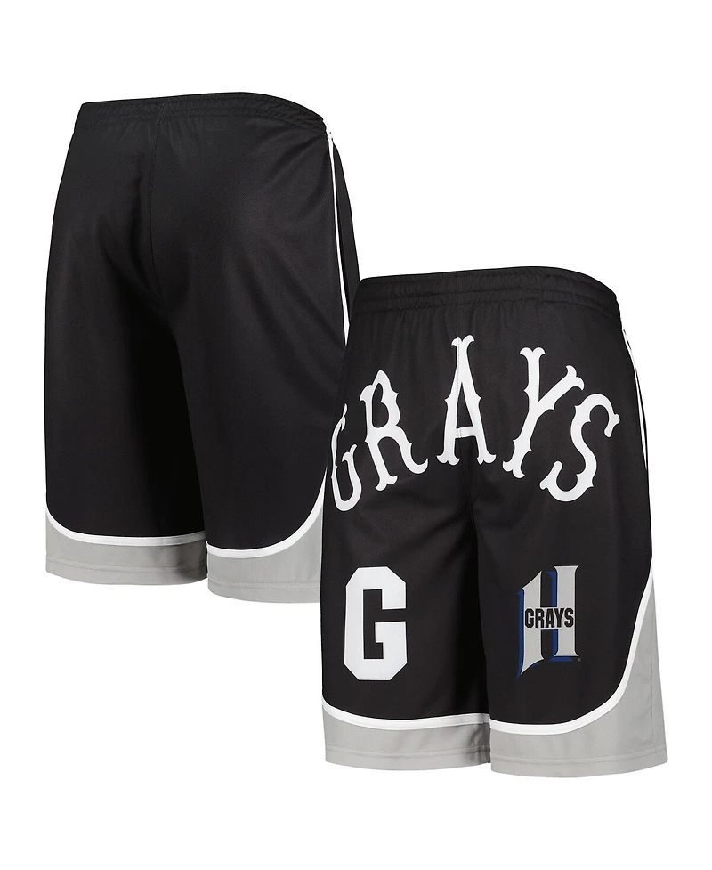 Men's Stitches Black Homestead Grays Shorts