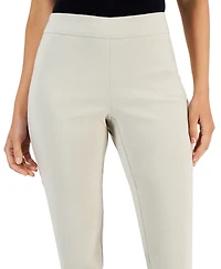 Jm Collection Petite Tummy-Control Cambridge Stretch Slim-Leg Pants, Created for Macy's