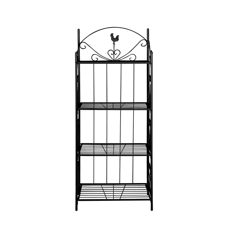 Plant Rack Black Square
