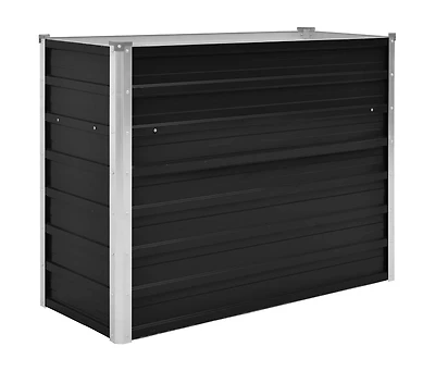 Garden Raised Bed Anthracite 39.4"x15.7"x30.3" Galvanized Steel