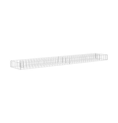 Gabion Raised Bed Galvanized Steel 70.9"x11.8"x3.9"