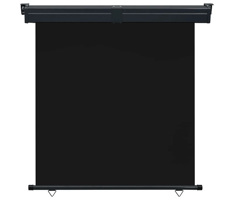 48436 Balcony Side Awning 68.9"x98.4" Black