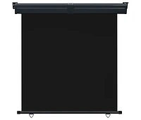 48436 Balcony Side Awning 68.9"x98.4" Black