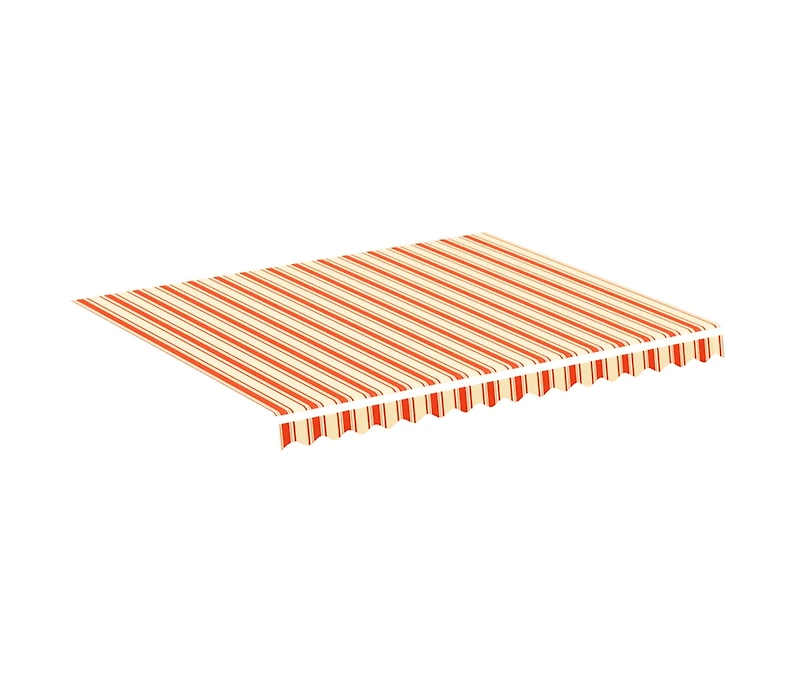 Replacement Fabric for Awning Yellow and Orange 9.8'x8.2'