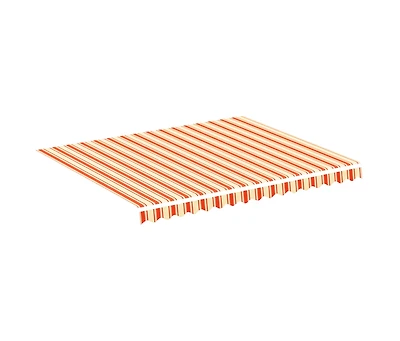 Replacement Fabric for Awning Yellow and Orange 9.8'x8.2'