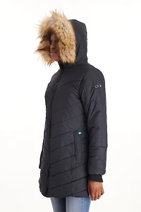 Modern Eternity Maternity Lexi - 3in1 Coat Detachable Faux Fur