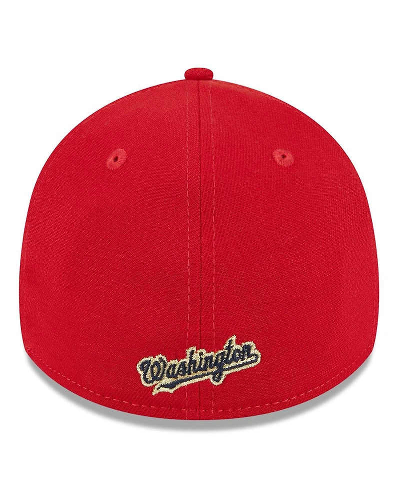 Men's New Era Red Washington Nationals 2023 Fourth of July 39THIRTY Flex Fit Hat