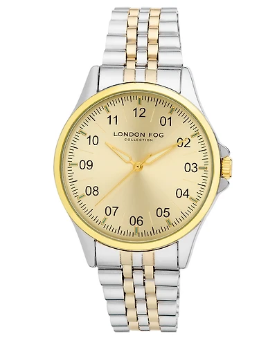 London Fog Women's Quartz Dundee Reader Two-Tone Alloy Watch 40mm