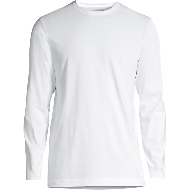 Lands' End Big & Tall Long Sleeve Cotton Supima Tee