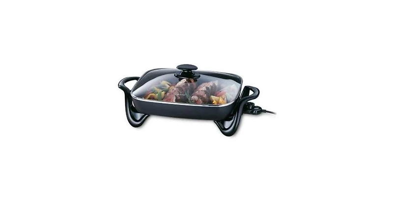 Presto National Industries 16 in. Electric Skillet with Glass Cover
