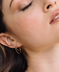 brook & york "14k Gold" Catalina Hoop Earrings