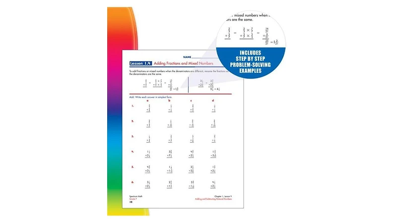 Spectrum Math Workbook, Grade 7 by Spectrum Compiler