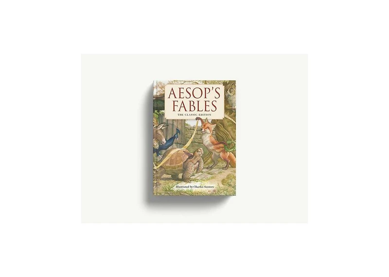 Aesop's Fables Hardcover- The Classic Edition by The New York Times Bestselling Illustrator, Charles Santore by Aesop