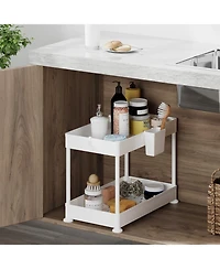 StorageBud Under Sink Bathroom & Kitchen Cabinet Organizer
