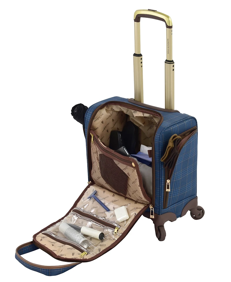 Closeout! London Fog Brentwood Iii 15" 4 Wheel Under The Seat Bag