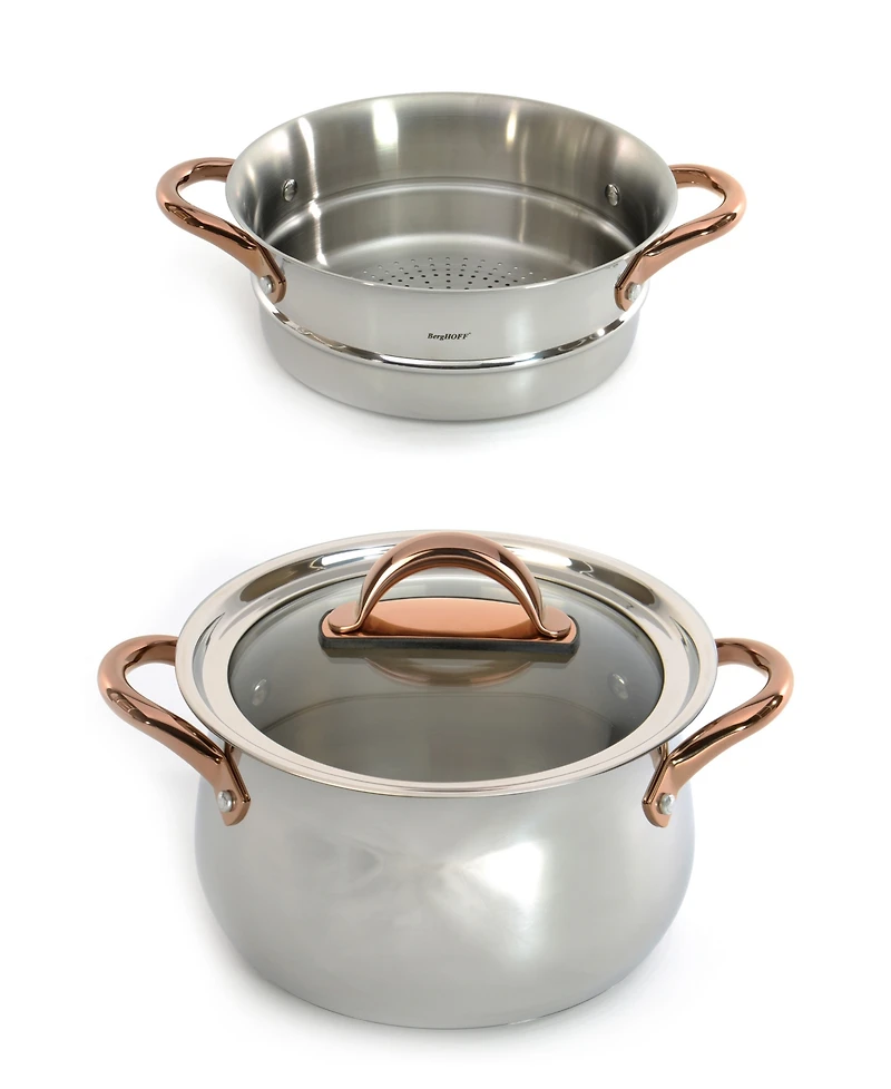 BergHOFF 18/10 Stainless Steel 3 Piece Steamer Set