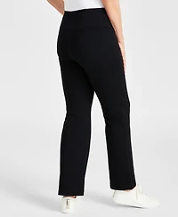 Style & Co Women's Ponte-Knit Bootcut Pants, Created for Macy's
