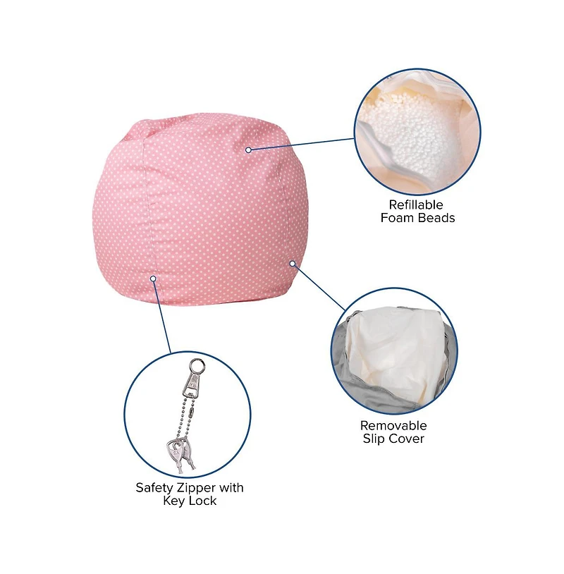Small Bean Bag Chair For Kids And Teens