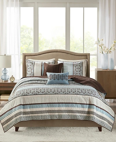 Madison Park Princeton 5-Pc. Quilt Set