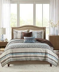 Madison Park Princeton 5-Pc. Quilt Set, Full/Queen