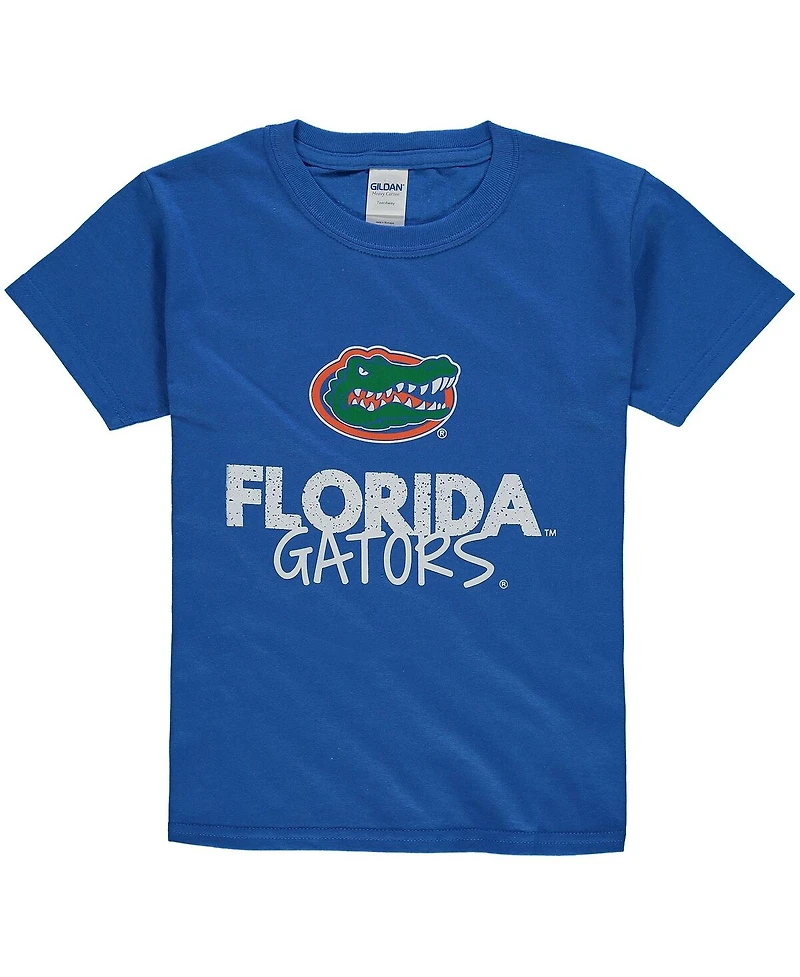 Big Boys Royal Florida Gators Crew Neck T-shirt