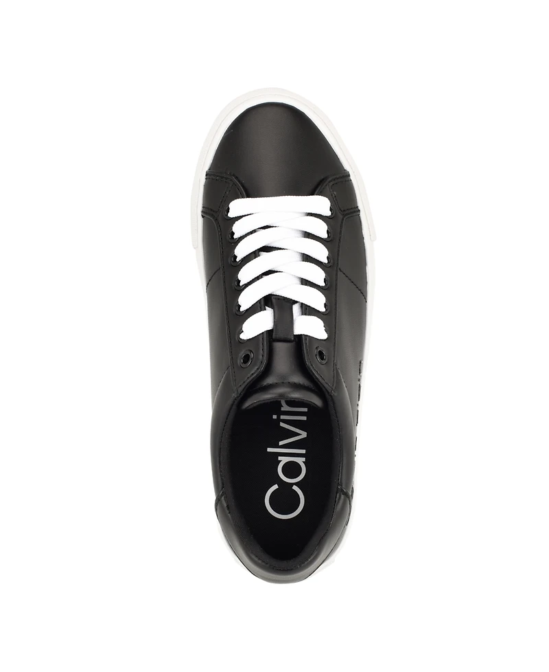 Calvin Klein Women's Camzy Lace-Up Casual Sneakers