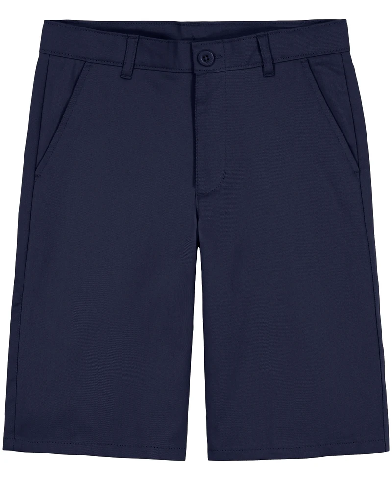 Nautica Big Boys Husky Hunter Flat-Front Stretch Twill Shorts