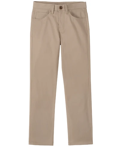Big Boys Uniform 5 Pocket Stretch Twill Pant with Reinforced Knees