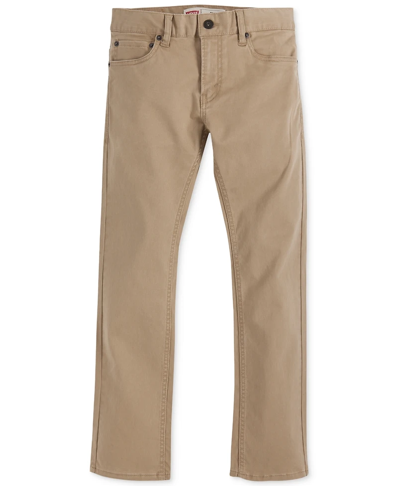 Levi's Big Boys 511 Slim Fit 5-Pocket Sueded Pants