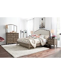 Closeout! Provence Upholstered California King Bed