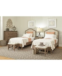 Provence Upholstered Twin Bed