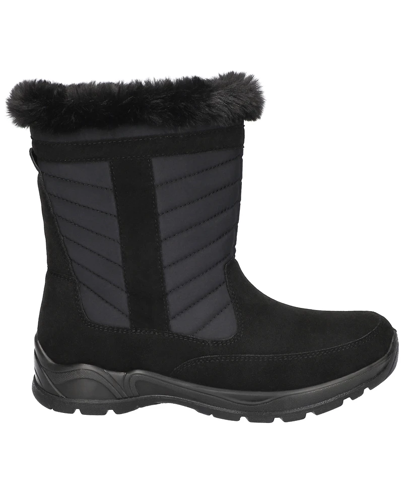 Easy Street Women's Frazer Slip Resistant and Waterproof Side Zip Boots
