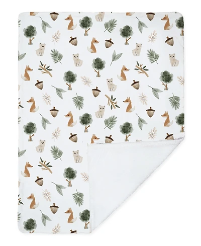 Living Textiles Baby Boys or Baby Girls Jersey Sherpa Blanket
