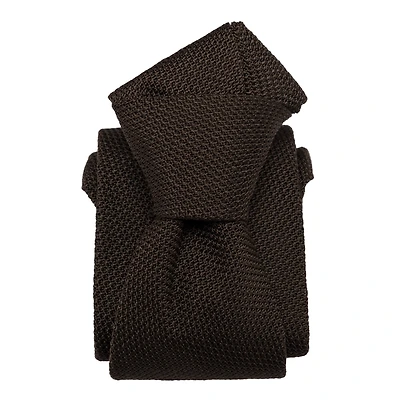 Mocha - Silk Grenadine Tie for Men
