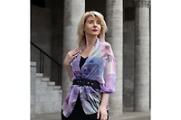 Campo de' Fiori - Long Sheer Silk Scarf for Women