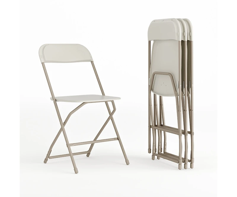 Plastic Folding Chair - 4 Pack 650Lb Weight Capacity