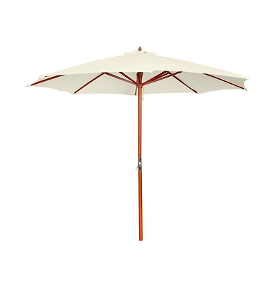 Parasol 118.1"x101.6" Sand White