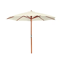 Parasol 118.1"x101.6" Sand White