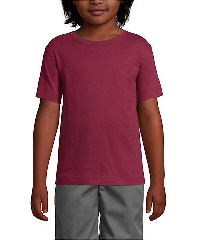 Lands' End Boys Short Sleeve Essential T-shirt