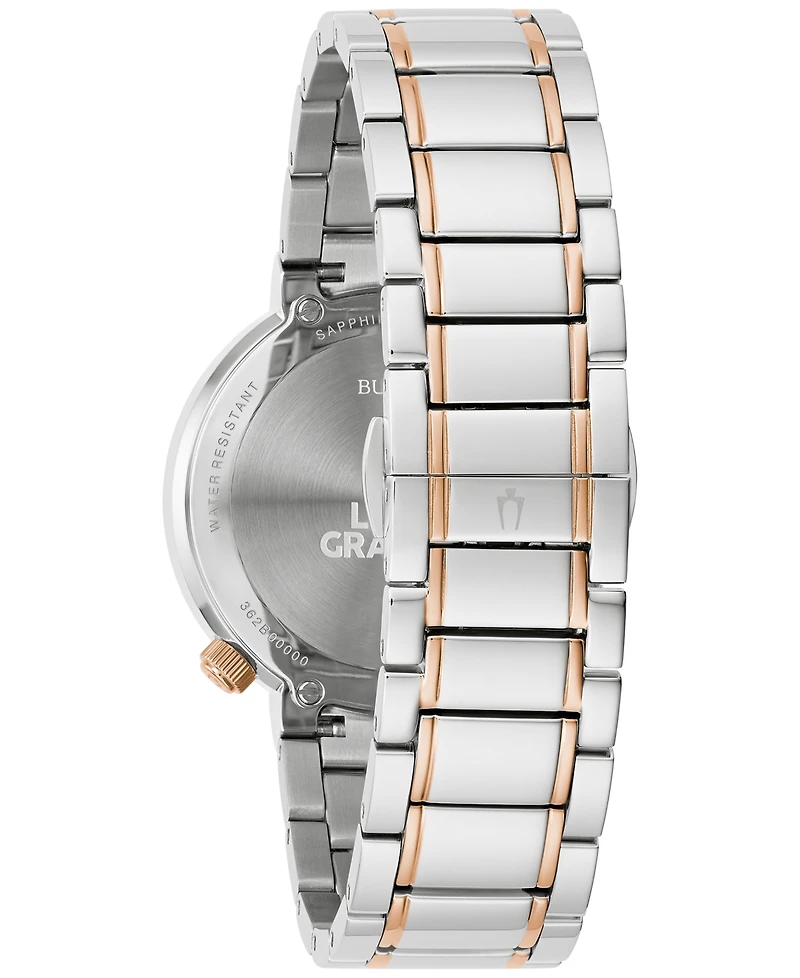 Bulova Women's Latin Grammy Futuro Two-Tone Stainless Steel Bracelet Watch 35mm