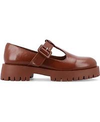 Journee Collection Women's Suvi Treaded Sole Mary Jane Flats