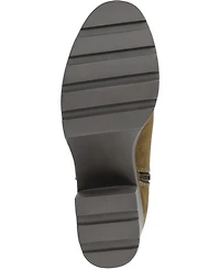 Journee Collection Women's Cassidy Platform Block Heel Lug Sole Booties
