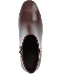 Journee Collection Women's Adria Round Toe Block Heel Booties